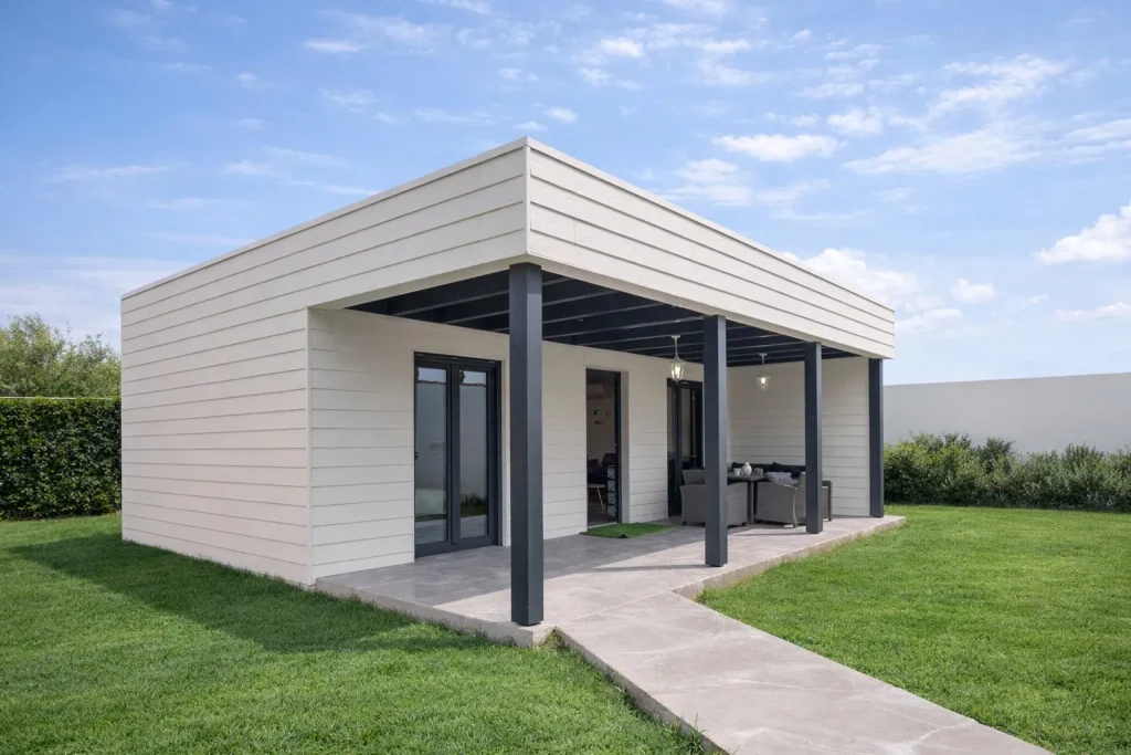 Casa prefabricada Standar de madera 38m2 cubierta plana