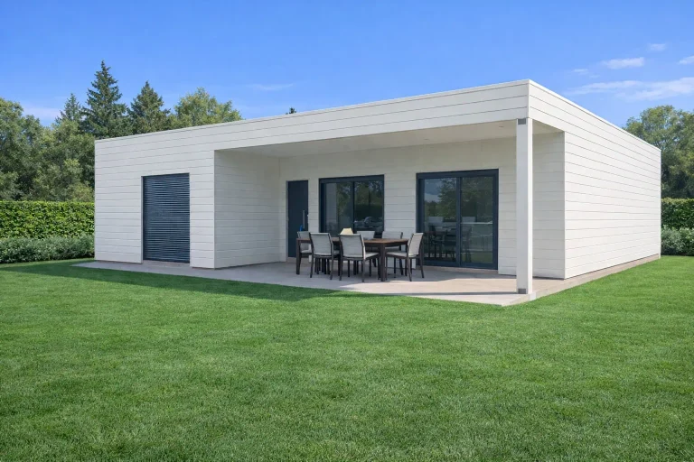 Casa prefabricada Standar de madera 83m2 cubierta plana