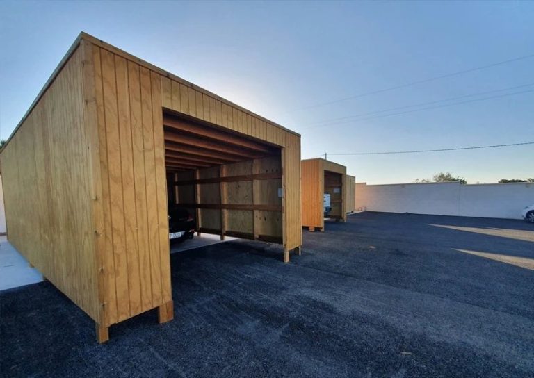 Garaje de madera prefabricado 6x3m 18m2
